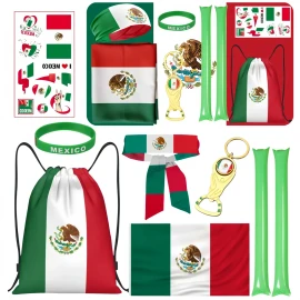 Kit Aficionado 8 Piezas Copa Mundial 2026 México
