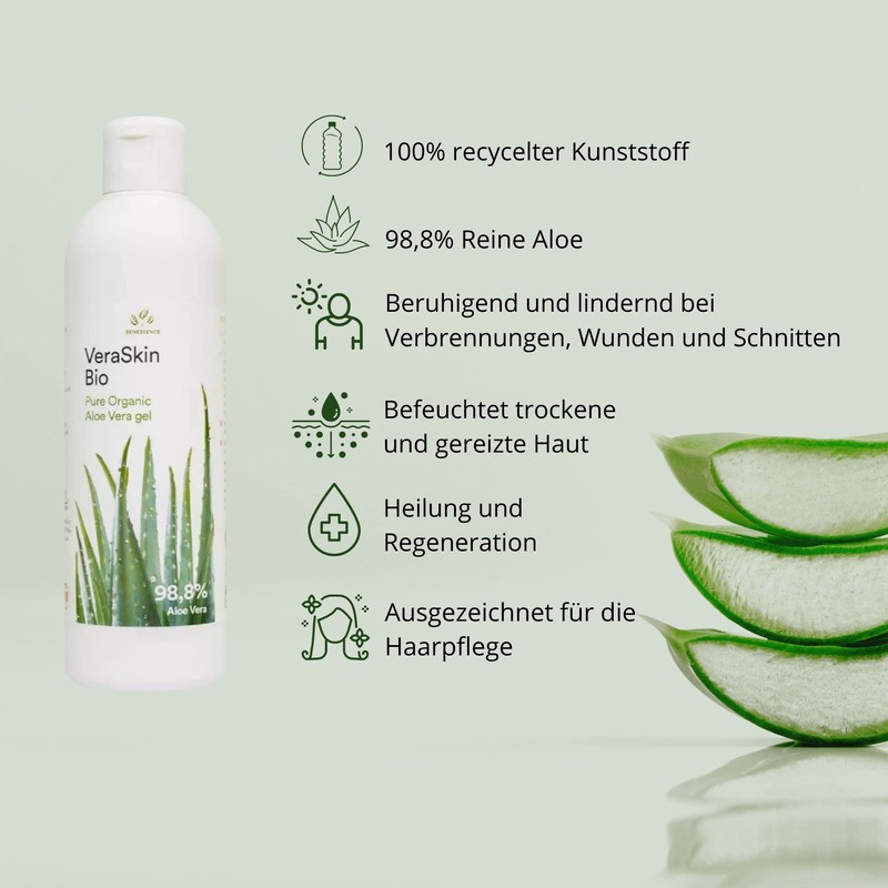 Vera Skin Organic Aloe Vera Gel Organic 98,8%