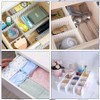 OrganiMax Adjustable Plastic Space Separation Tool Desk and Drawer Organizer