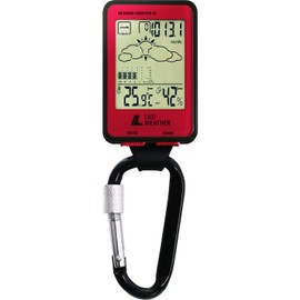 Lad Weather Outdoor Watch, Azimuth, Altitude, Barometric Pressure, Temperature, Weather Forecast, Digital Compass, Carabiner Watch