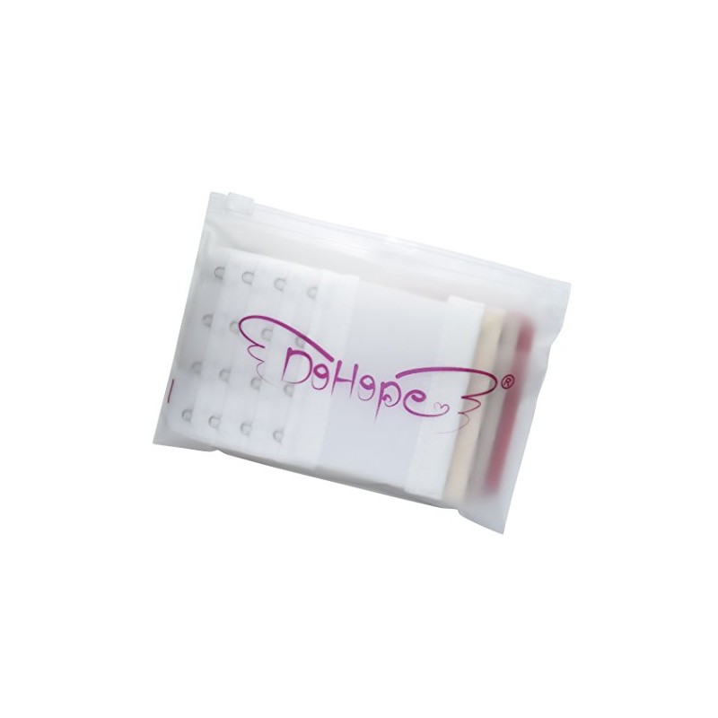 DoHope Women's Elastic 4 Hook Bra Extender, Bra Extension Hooks,