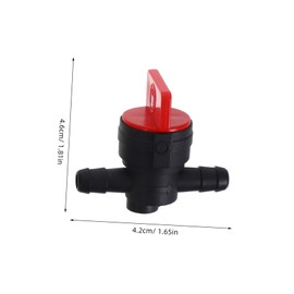 SUPVOX 1 Set Carburetor Shut Off Valve with Filters Clamps Kit for Lawn Mowers Generators Garden Equipment Prevention Easy Maintenance