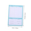 Gatuida Weekly Tearable Diet Notebook for Food List and Household