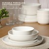 Gibson Home Oslo Porcelain Chip and Scratch Resistant Dinnerware Set,