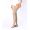Medical Thigh Compression Stockings - with Closed Toe - for