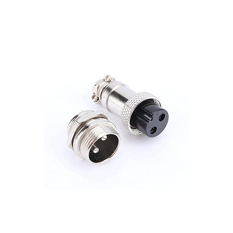 Conector de Aviación GX16 2 Pines Conector Macho Hembra para
