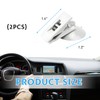 Wevdn 2 PCS Suction Cup Card Bill Clip, Sun Shade