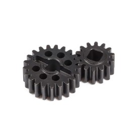 CobraCrawler Heat Treated Steel 15T/20T Portal Overdrive Gear 36% OD 12T/23T Standard Gear for Axial 1/10 Capra F9 SCX10 III AR45 Portal Axle (14T 21T)