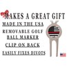 Rogue River Tactical Thin Red Line Golf Divot Tool Golf