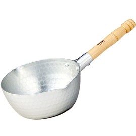 Hokuriku Aluminum Snow Flat Pot SS 6.3 inches (16 cm) HP21-KM167 Silver