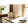 WENKO Maya Storage Tin Made of High-Quality White Ceramic with
