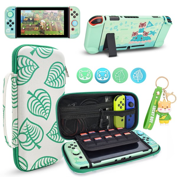 DLseego Carrying Case for Switch Accessories Bundle for Switch Console
