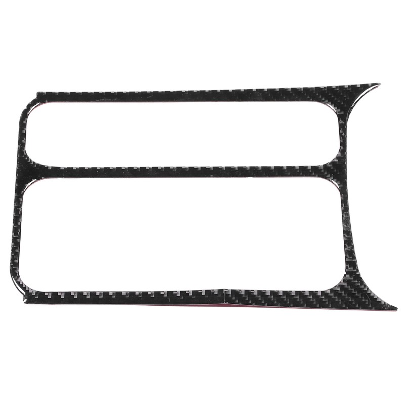 Carbon Fiber Water Cup Holder Panel Cover Front Coffee Bottle