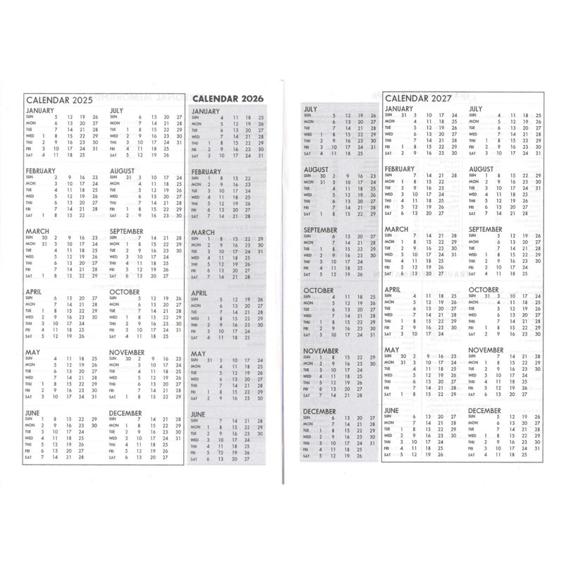 2026 A5 Premium Week To View Diary Hardback Cover Appointment