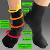 TechWare Pro Ankle Compression Socks - Plantar Fasciitis Sock &