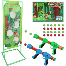 Unbranded Shooting Game Toy for Kids, Foam Balls Toy Gun Air Balls Shooting Blaster Game