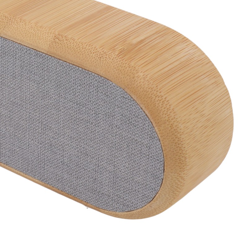 Wooden Alarm Clock Digital Voice Control LED Glowing USB Plug