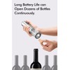 Electric Wine Opener Set, Automatic Corkscrew Rechargeable with Vacuum Stoppers,