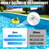 FirstE Solar Wireless Pool Thermometer with Dynamic Light Show |