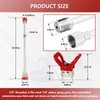 15-inch Airless Paint Sprayer Gun Extension & 7/8" Thread RAC