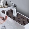 Faucet Draining Mat For Kitchen Sink, Star Bats Witchy Diatom