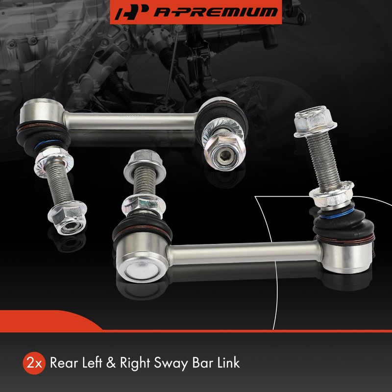 A-Premium 2 x Rear Sway Bar Links Stabilizer Bar Links,