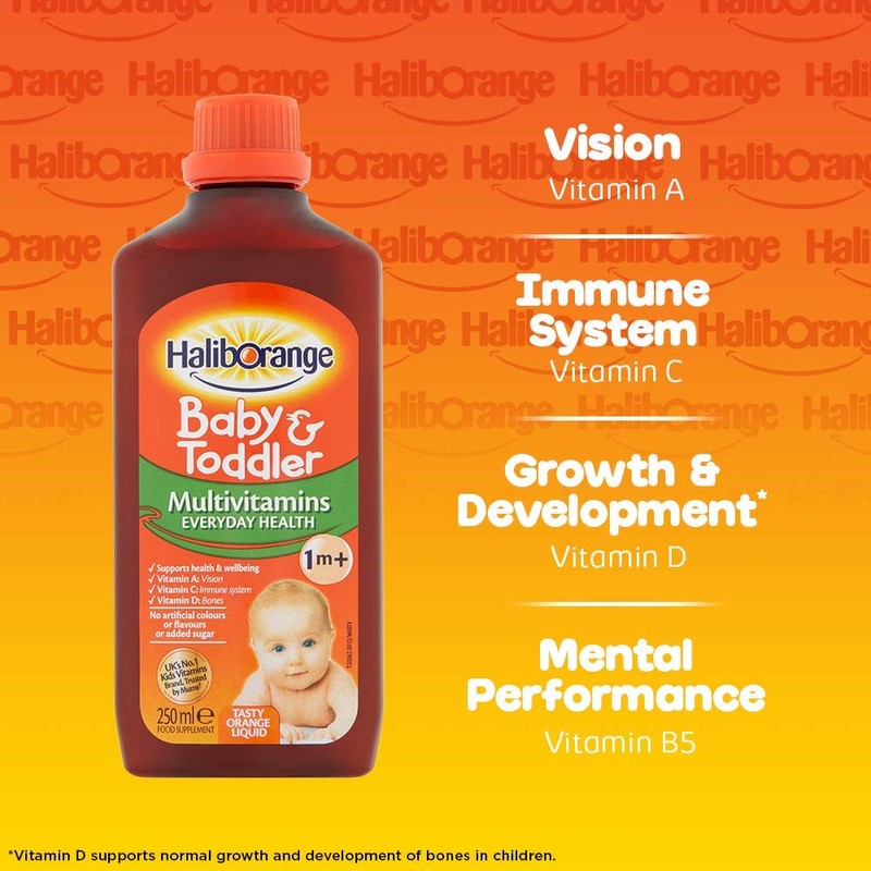 Haliborange All Natural Orange Flavour Multivitamni Liquid
