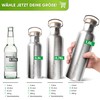 Blockhütte® Premium Stainless Steel Insulated Drinking Bottle, Leak-Proof, Includes Free