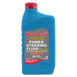 BlueDevil Products Power Steering Fluid w/Stop Leak - 1 Quart (Pack of 6)
