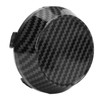 4 Pcs 60mm Wheel Center Caps Carbon Fiber Style Tyre