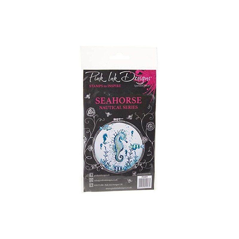 Pink Ink Designs A6 Clear Stamp Set Seahorse