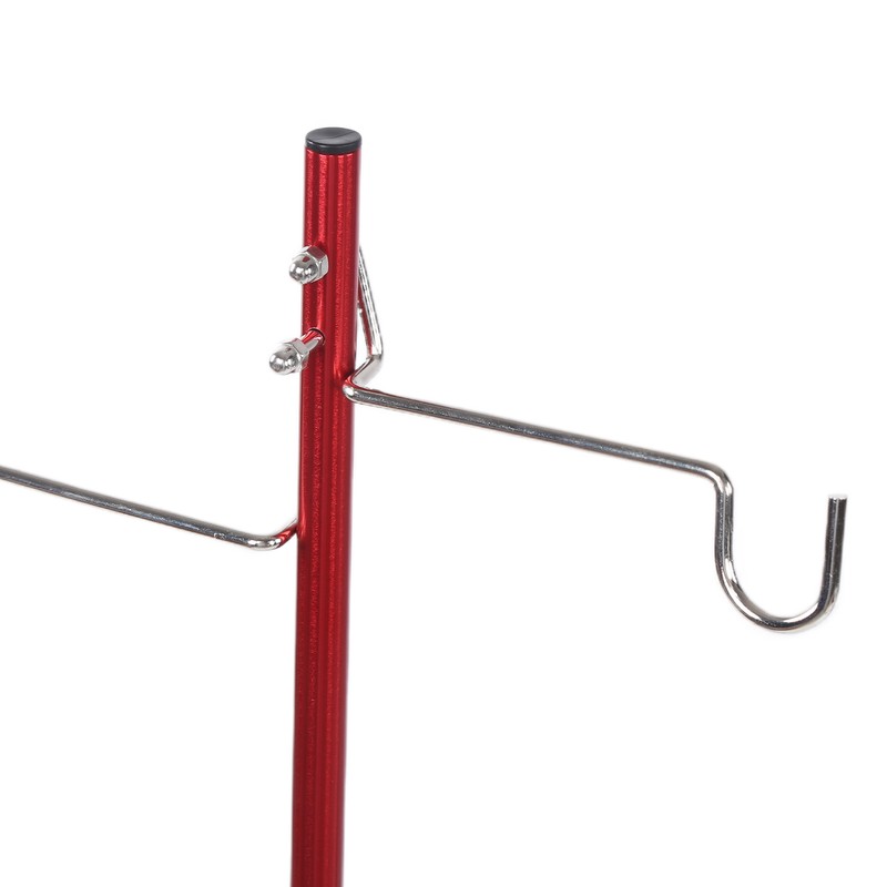 Folding Lamp Pole Aluminum Alloy Multi Function Camping Lantern Stand
