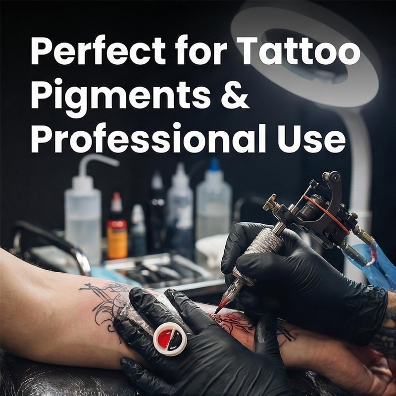 100 Piezas de Silicona semipermanente Tatuaje Tinta Anillo Taza Anillo