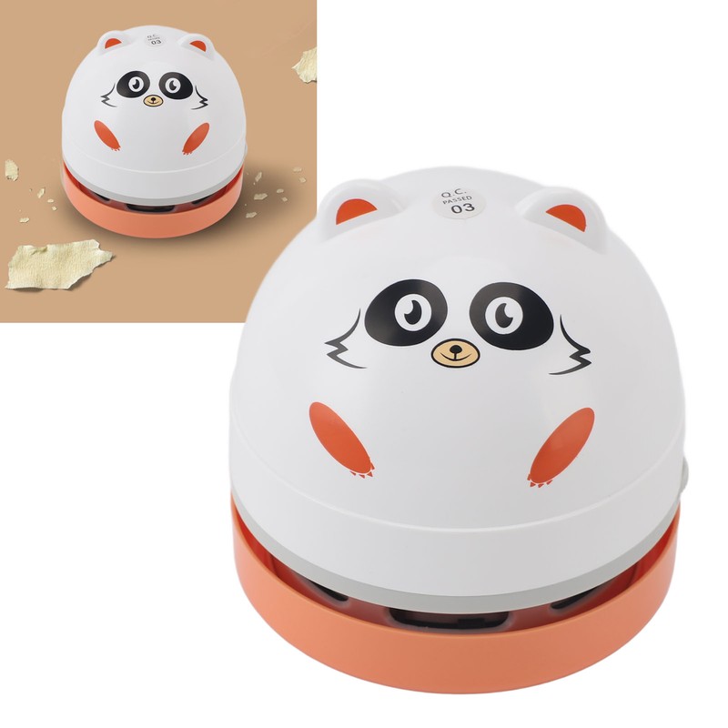 Desktop Vacuum Cleaner with Vacuum Nozzle Cleaning Brush Portable Mini