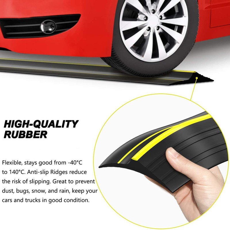 Jin&Bao Universal Garage Door Bottom Seal Strip,Weatherproof Rubber DIY Weather