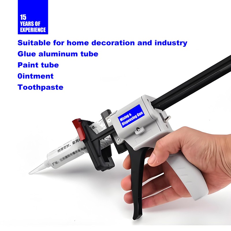 SoKalChw Toothpaste tube glue gun, Epoxy resin gun paster kit,