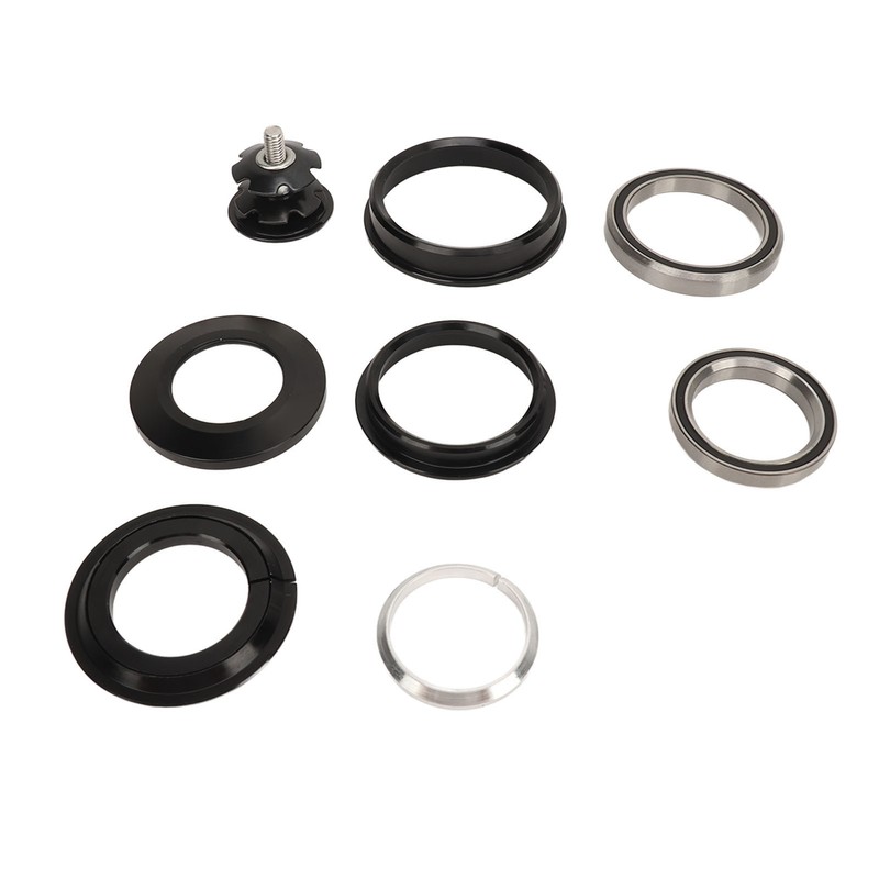 Bicycle Front Fork Bowl Set Aluminum Alloy Dual Bearings Mountain