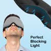 INNELO Cotton Sleeping Mask for Side Sleepers, Improved 3D Light