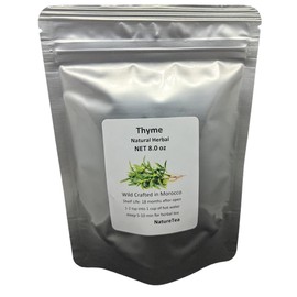 Thyme Leaf Tea - Thymus vulgaris Loose Leaf by Nature Tea (1 oz)
