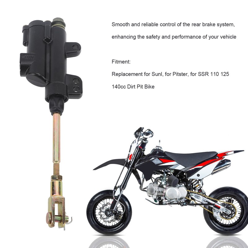 Motorcycle Rear Brake Master Cylinder Pump Metal for Sunl 110cc