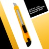 MotoProducts 50x Bulk Small Yellow Utility Knife Box Cutters Snap
