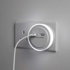 Benross LED Plug in Night Light with Dual USB Charger,