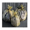 Hanfare TSYB/1 Tiger Stripe Clinical Waste Sacks, Yellow, 70 L
