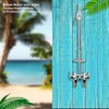 Artiwell Outdoor Shower Fixture System,with Rustproof Riser and Riser Extension,