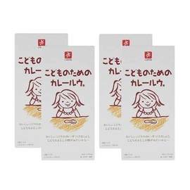 (4 Box Set) (A) Curry Roux for Children, 5.3 oz (150 g) x 4 Box Set «Not Cash On Delivery» (Cannot be mixed with other products)