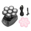 Electric Bald Head Trimmer Multifunctional Bald Head Grooming Kit with