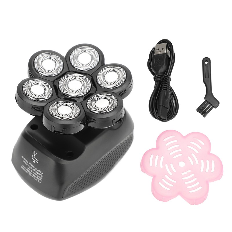Electric Bald Head Trimmer Multifunctional Bald Head Grooming Kit with