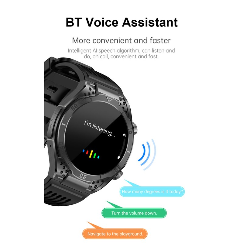 JA01 Smartwatch 1.43-inch AMOLED/BT Talk/S0S/Non-invasive Glucose/Uric Acid/Lipids/Blood Pressure/ECG/Built-in Li-ion 295mAh