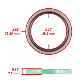 Caltric 2 Front Wheel Strut Hub Seal for Polaris Magnum 325 4X4 2000 2001 2002