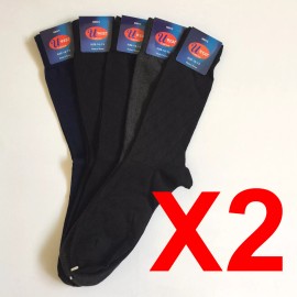 Uwear *SALE* [MADE IN KOREA] Men's Assorted 10 Dress Socks SIZE 10 ~ 13 [USA SELLER]